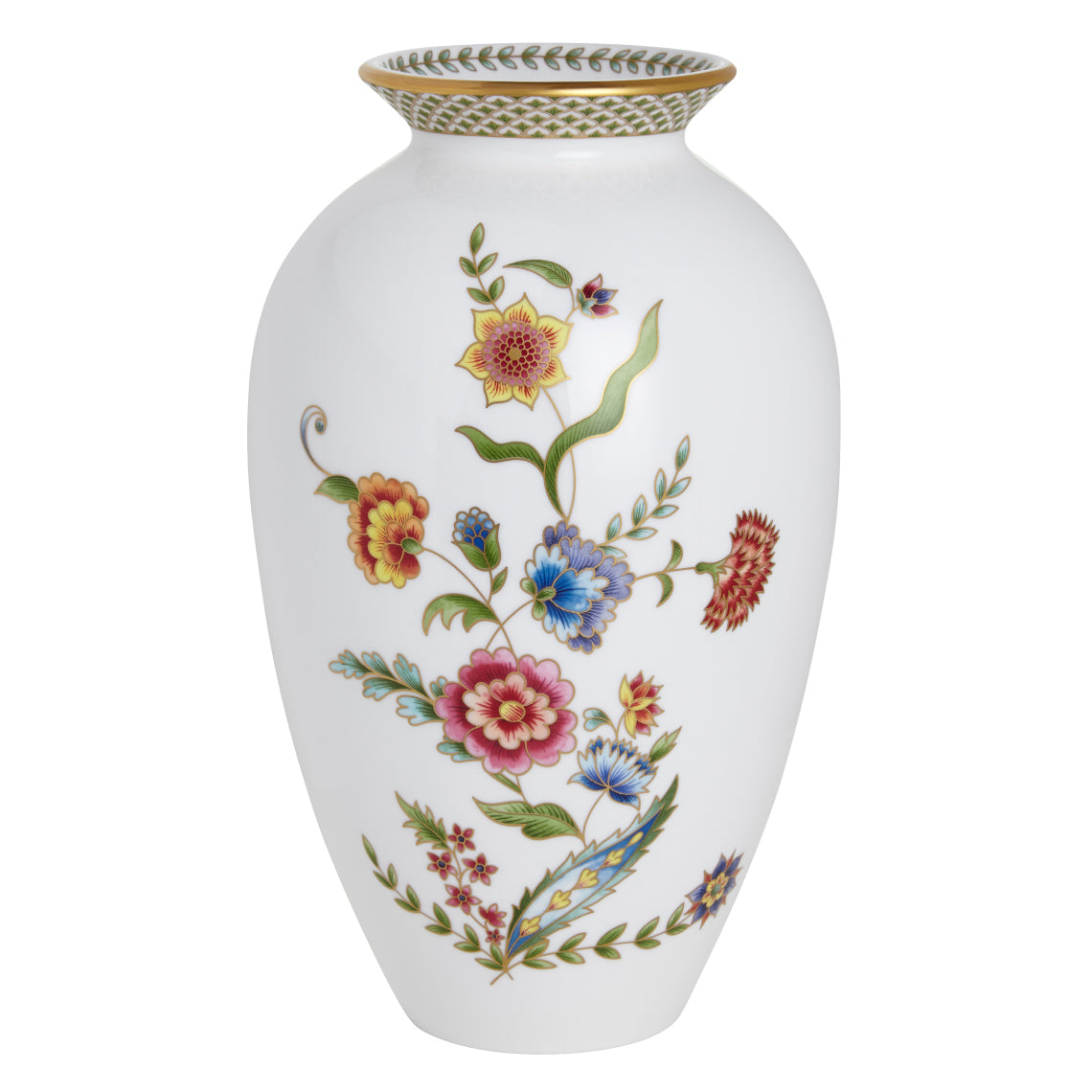 Prouna Gione 9-1/2" Urn Vase White Background Photo