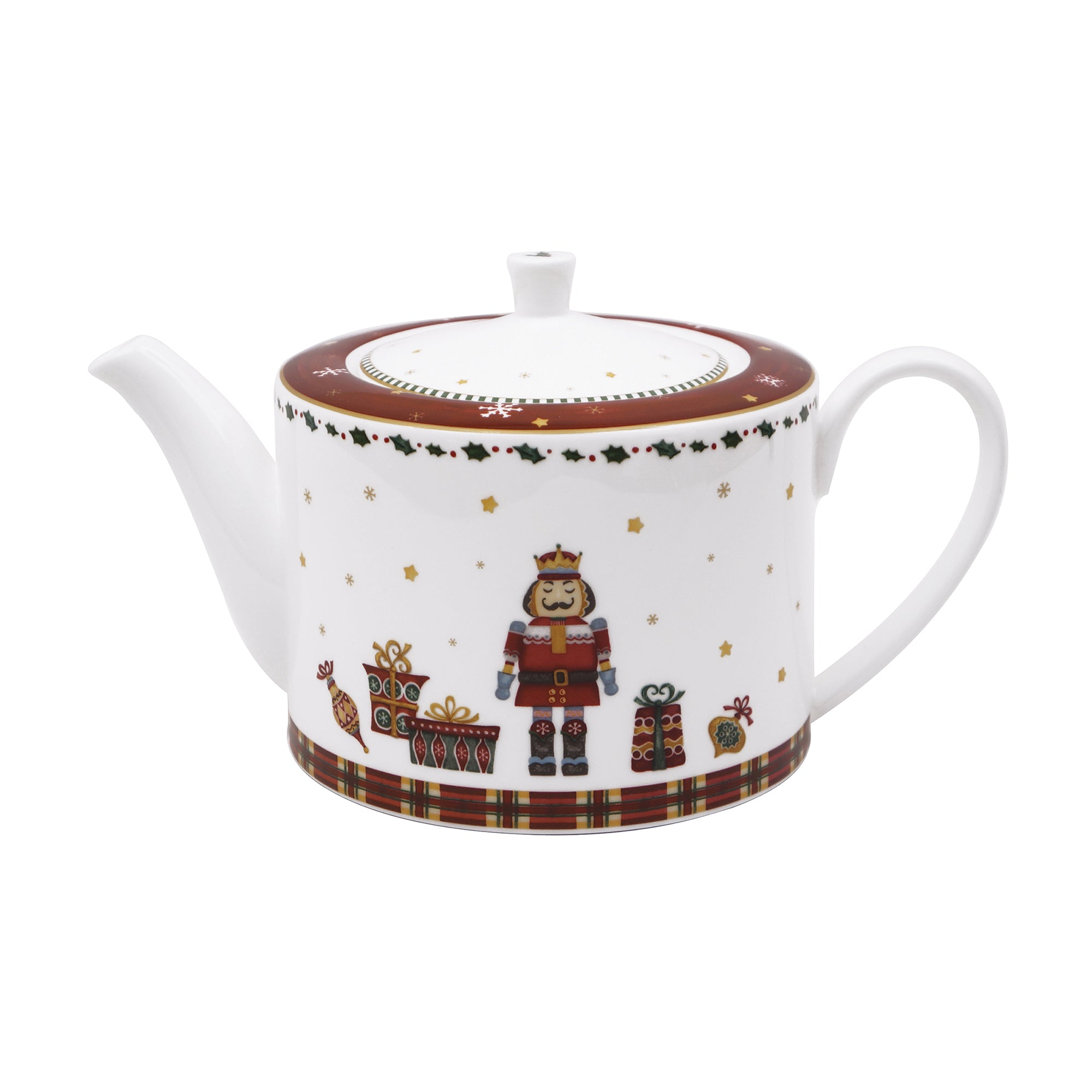 Prouna Nutcracker Teapot White Background Photo