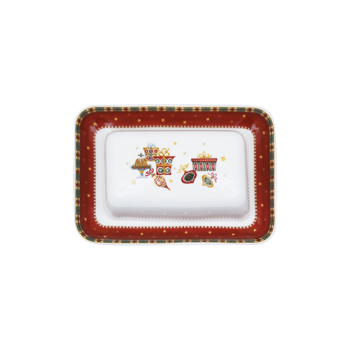 Prouna Nutcracker Butter Dish White Background Photo