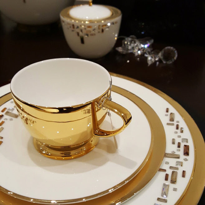 Cup & Saucer - Gold