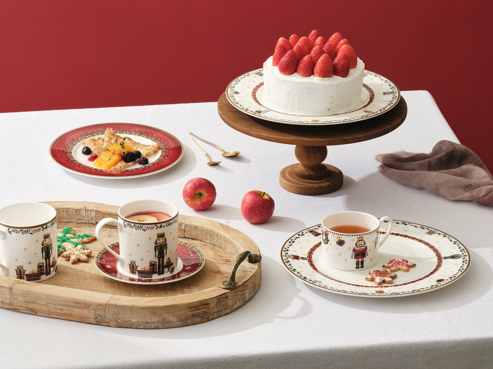 Prouna Nutcracker Soup Bowl White Background Photo