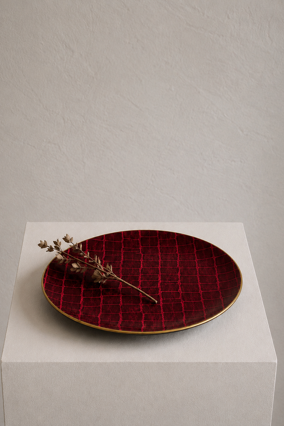 [Limited Stock] Charger Plate - Ruby