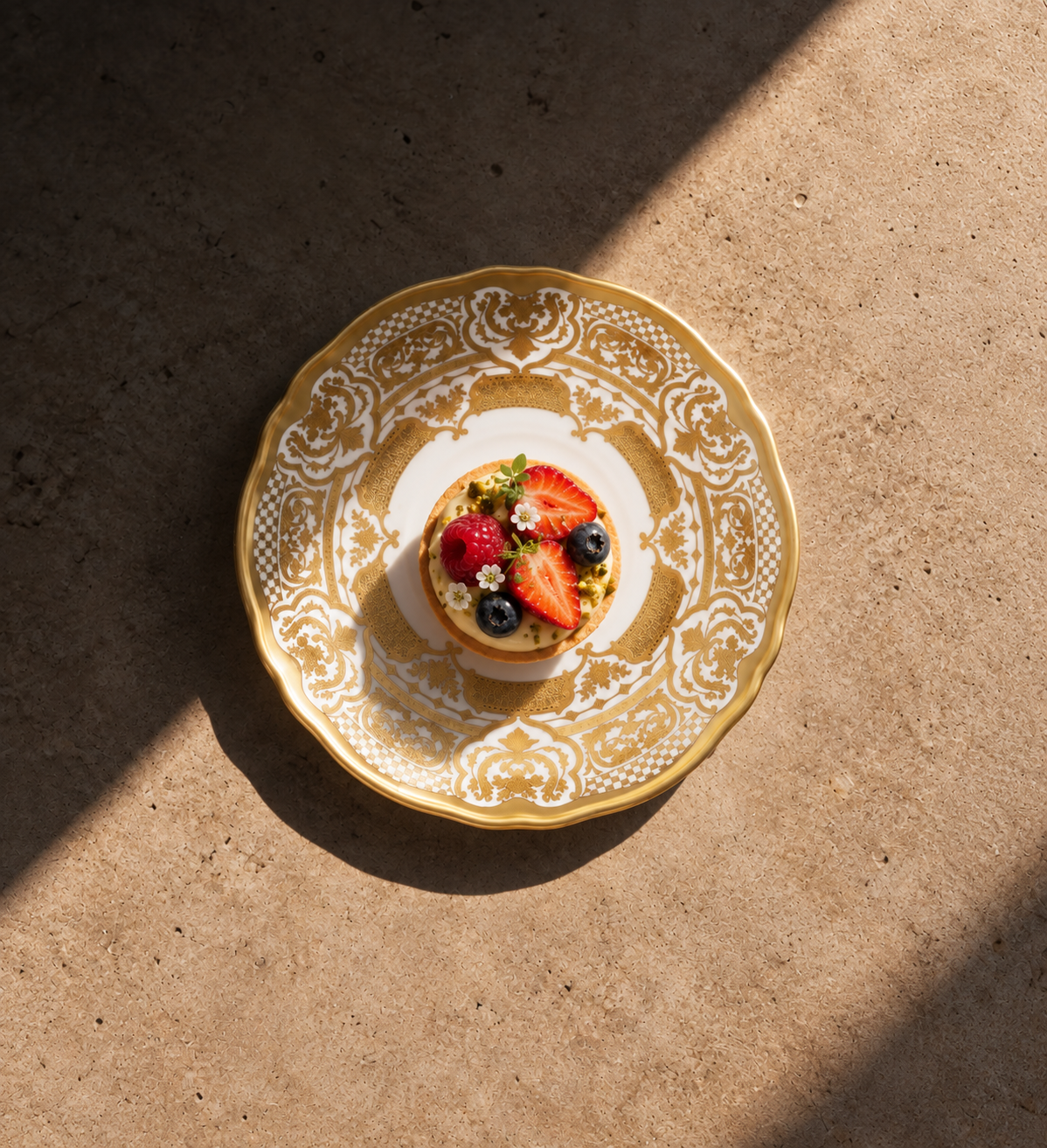 Prouna Carlsbad Queen White Bread & Butter Plate White Background Photo