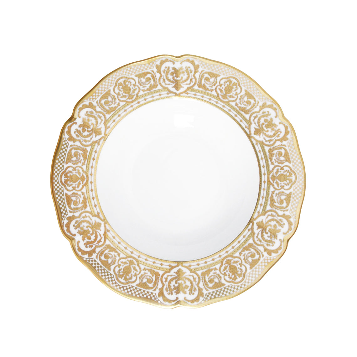 Prouna Carlsbad Queen White Soup Bowl White Background Photo