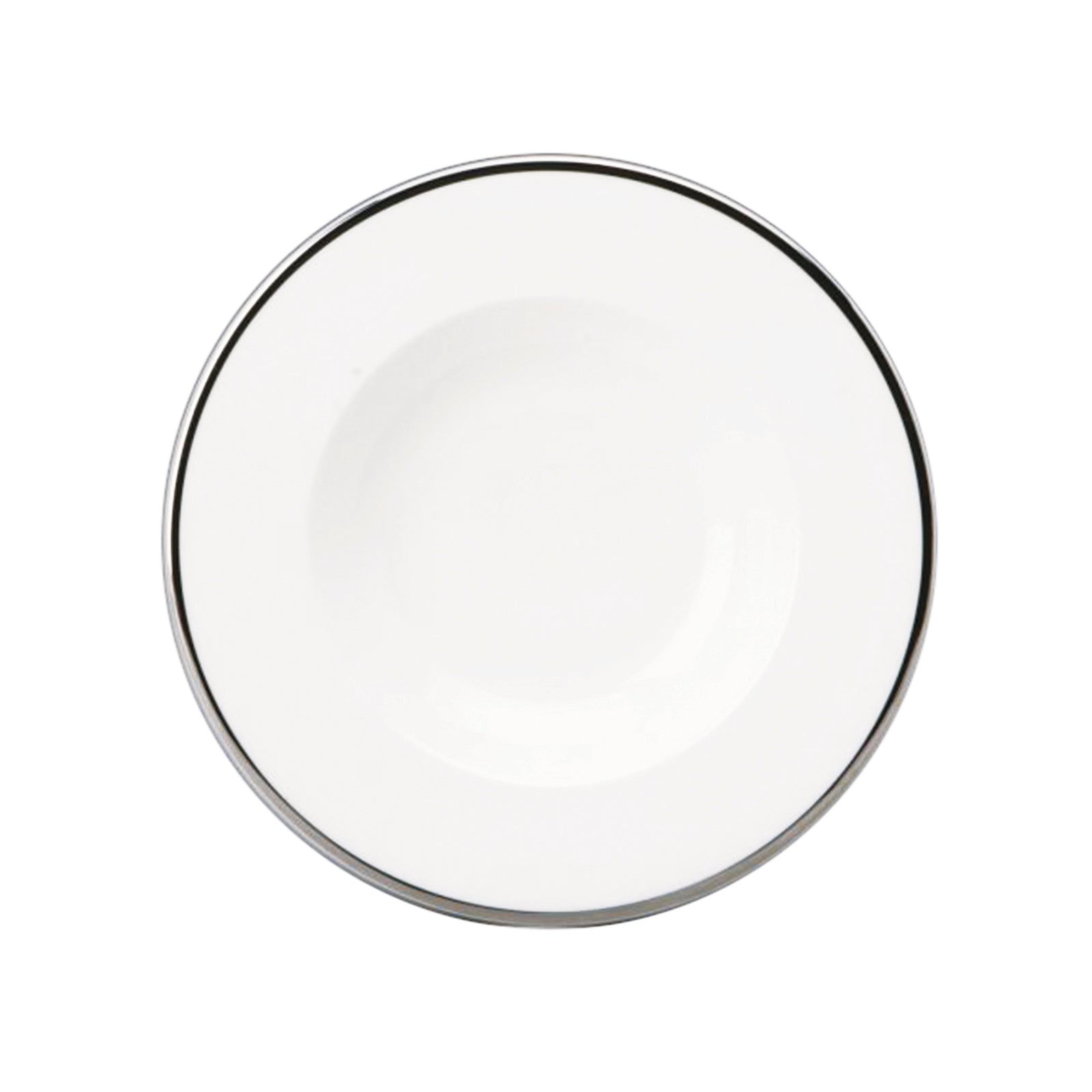 Prouna Comet Platinum Soup Bowl White Background Photo