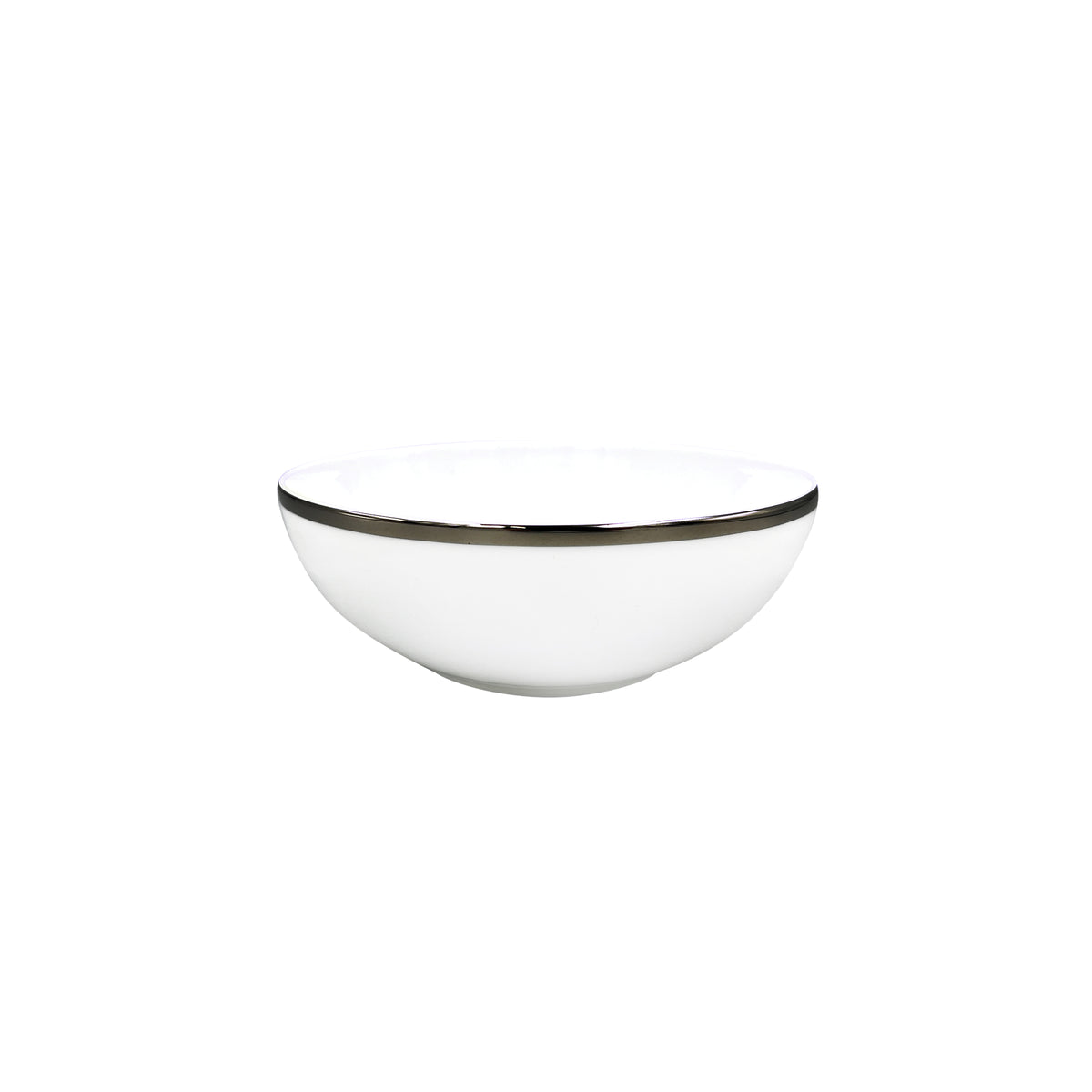 Prouna Comet Platinum Cereal Bowl White Background Photo