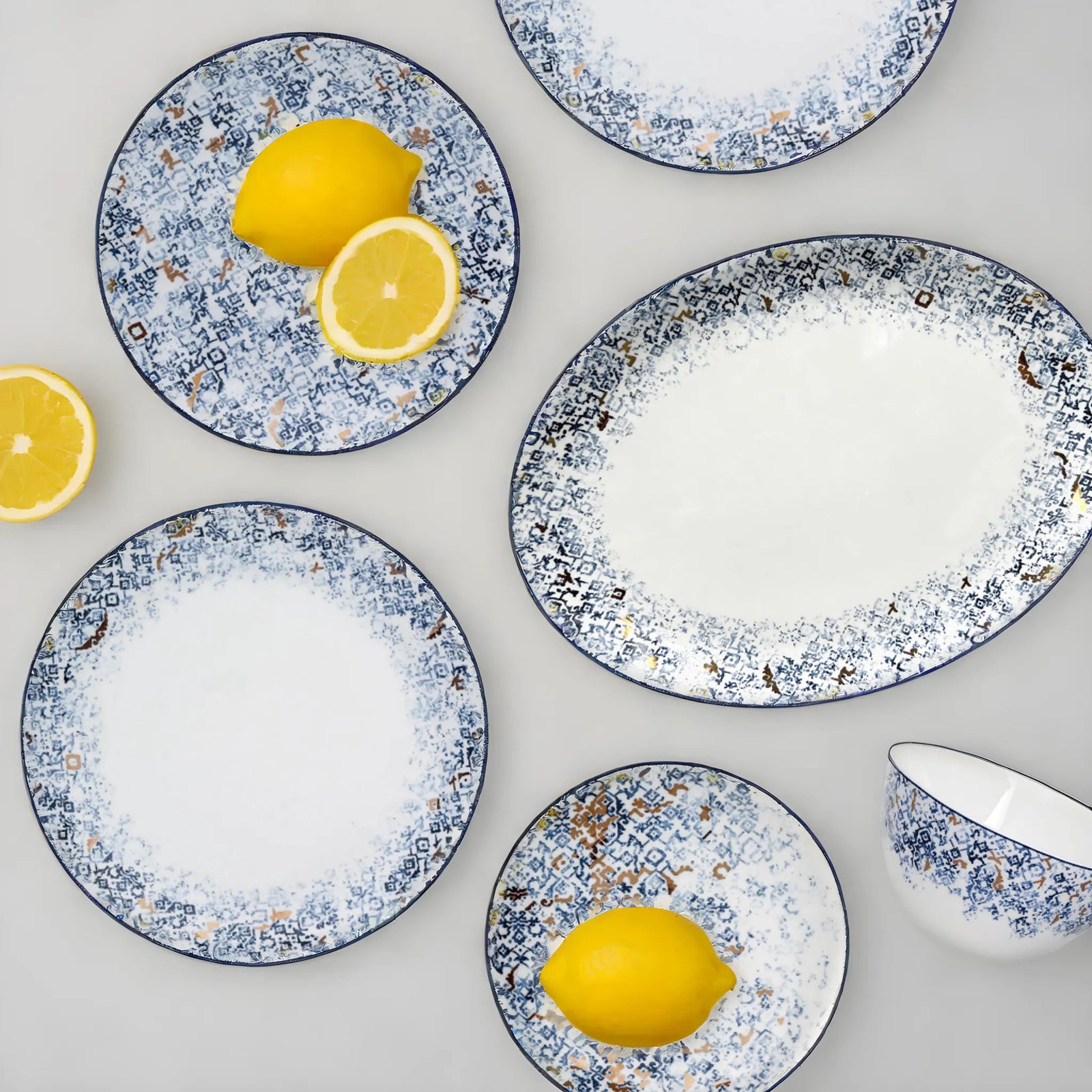 Prouna Cuenca Soup Bowl White Background Photo