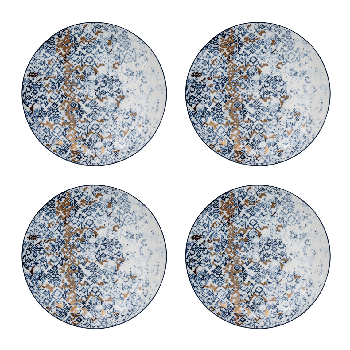 Cuenca Set of 4, Canape Plates White Background Photo