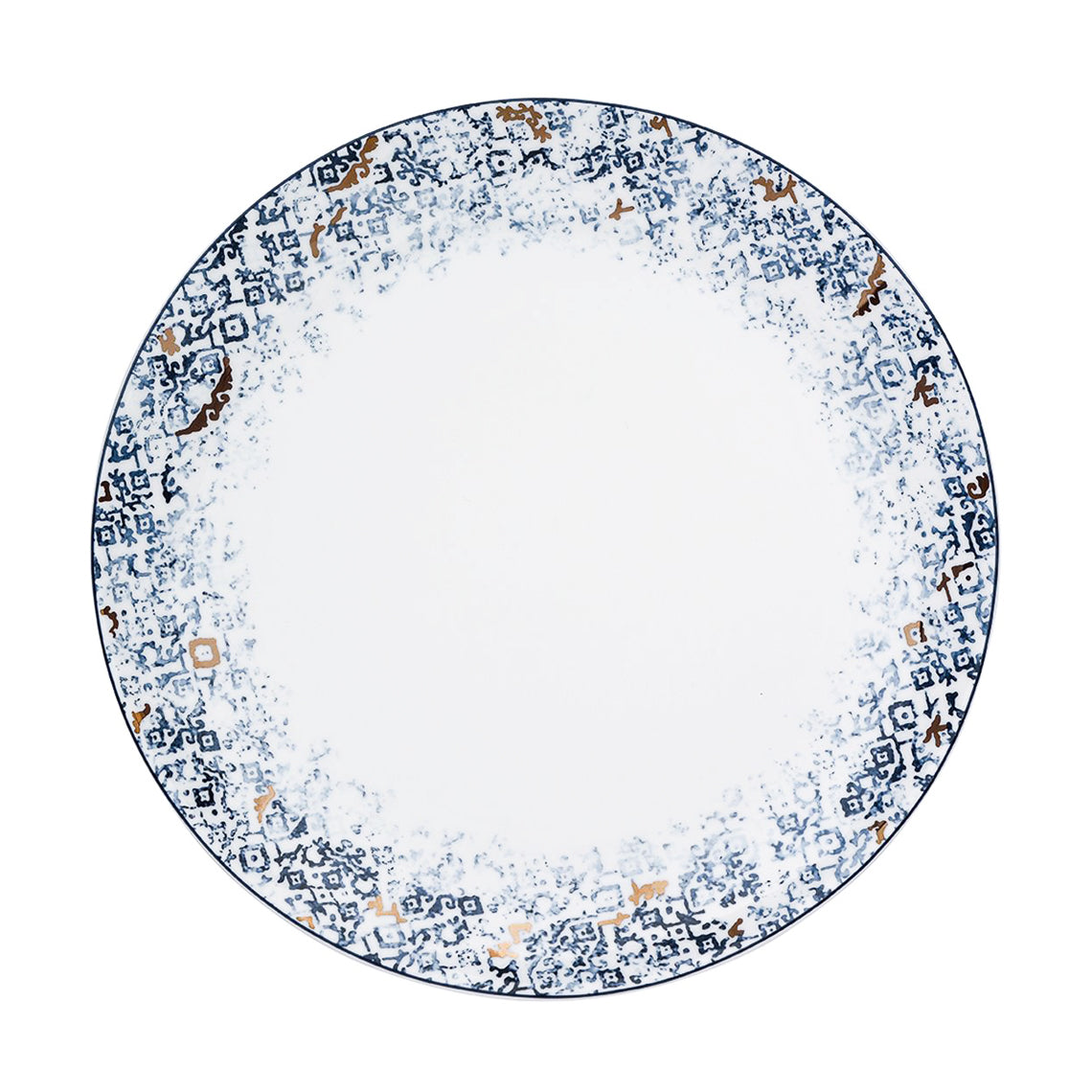 Cuenca Dinner Plate White Background Photo