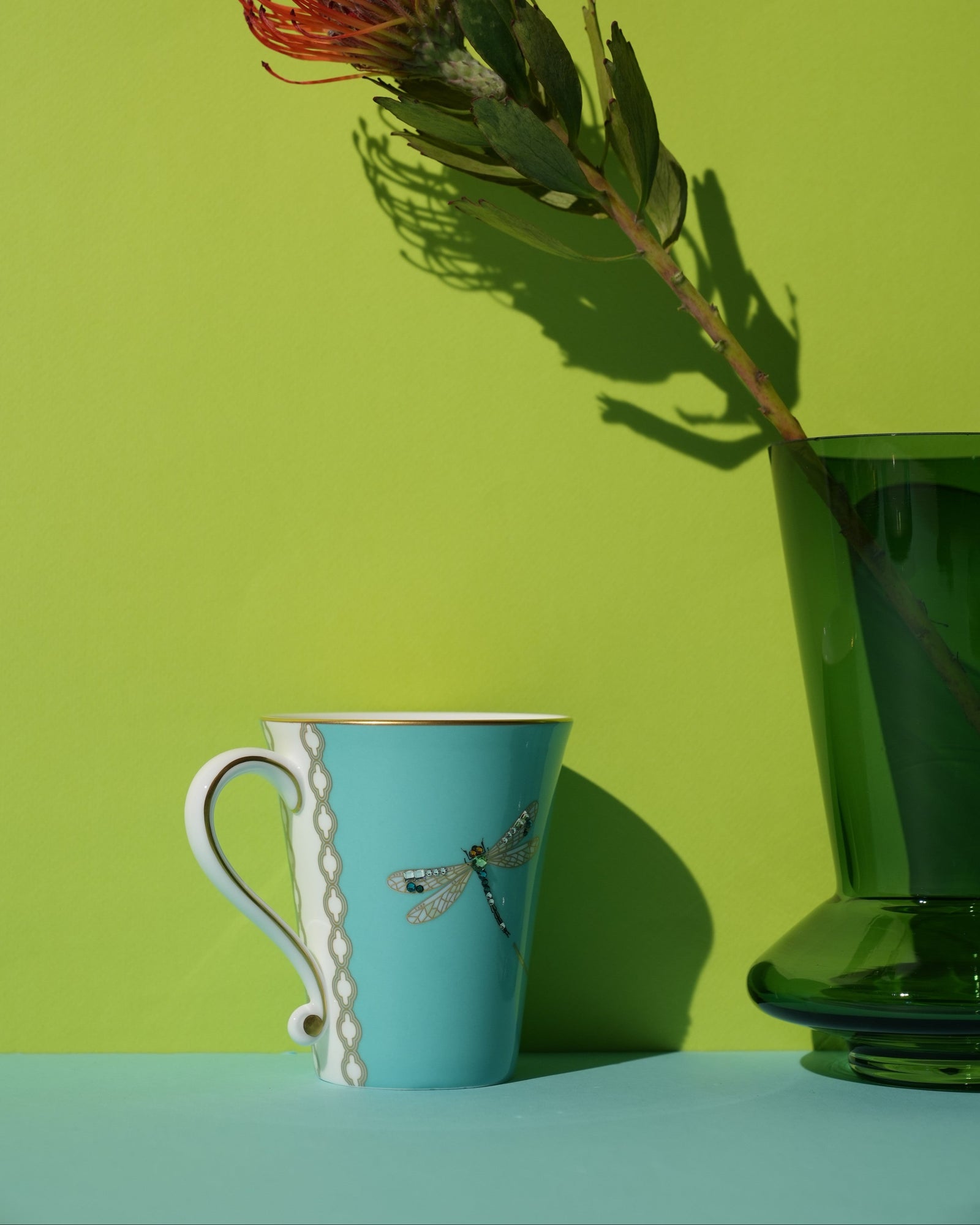 Prouna My Dragonfly Mug White Background Photo
