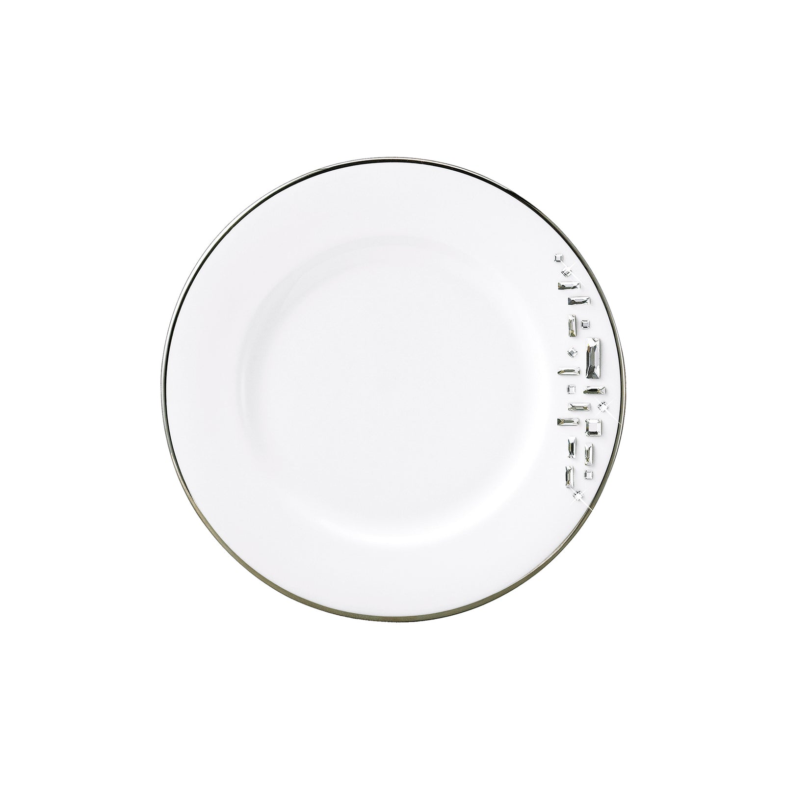 Prouna Diana Black Bread & Butter Plate White Background Photo