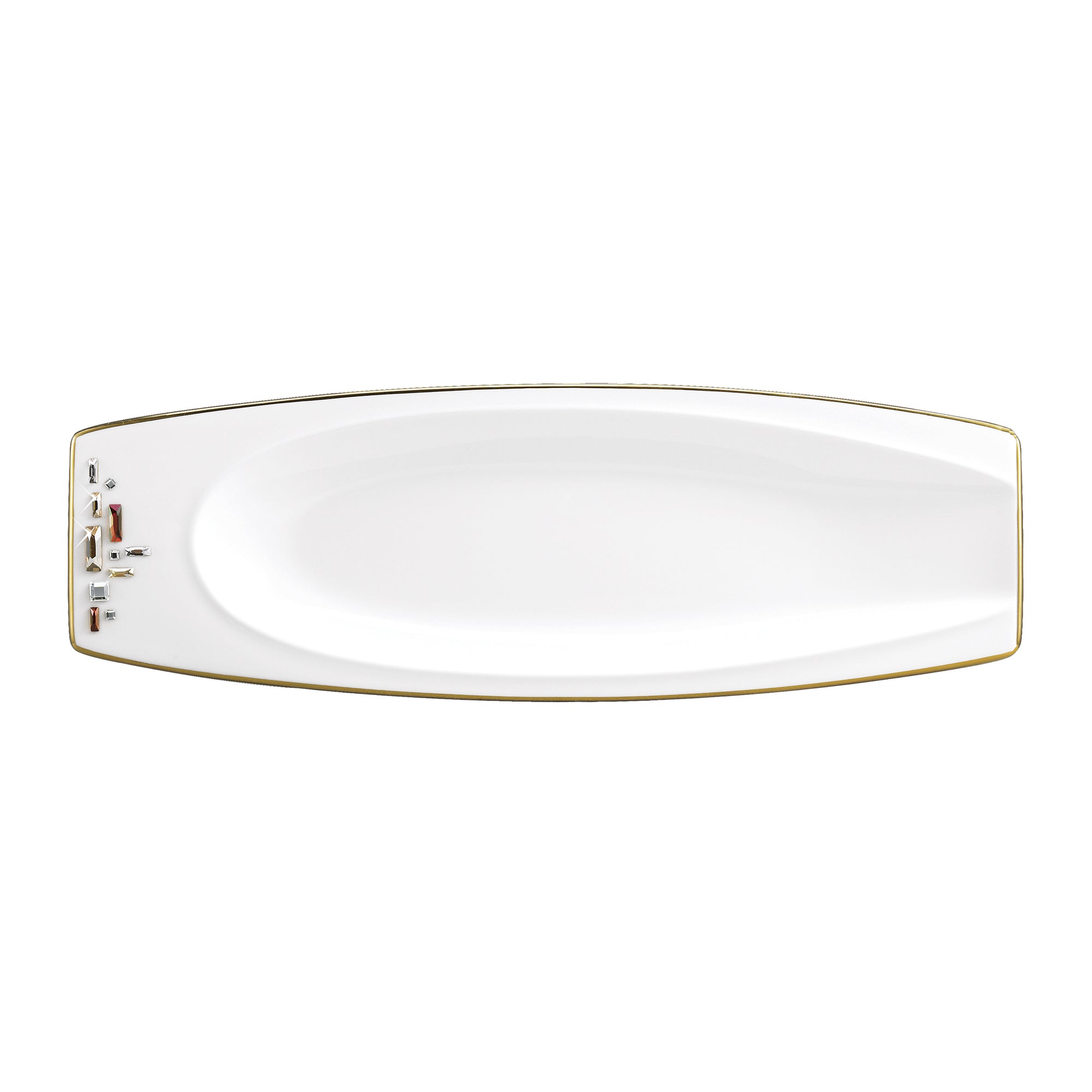 Prouna Diana Gold Sandwich Platter (Medium) White Background Photo