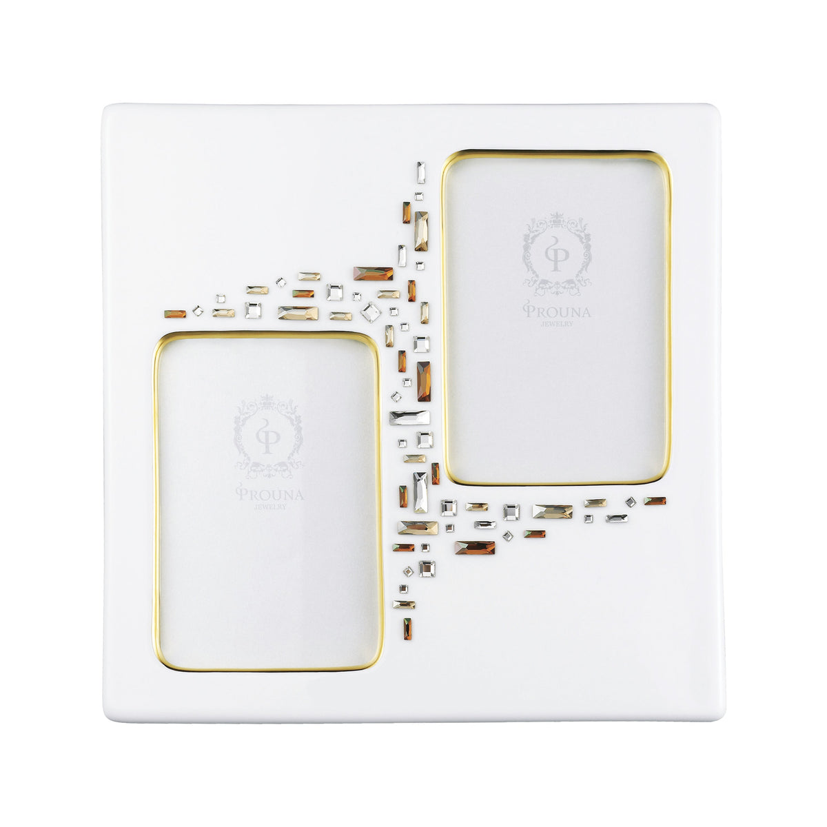 Prouna Diana Gold Twin Frame White Background Photo