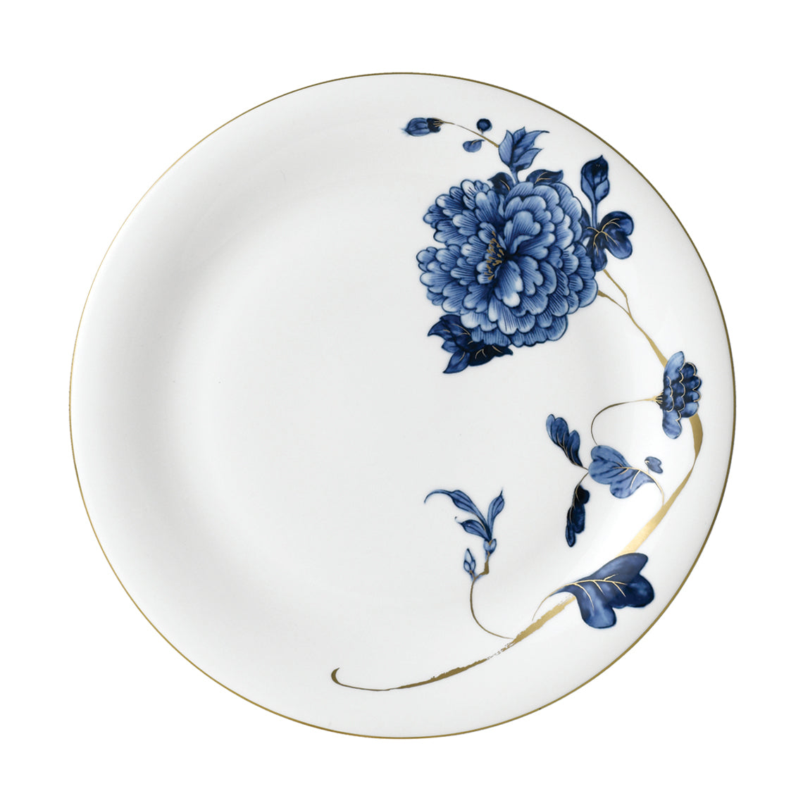 Prouna Emperor Flower Dinner Plate White Background Photo