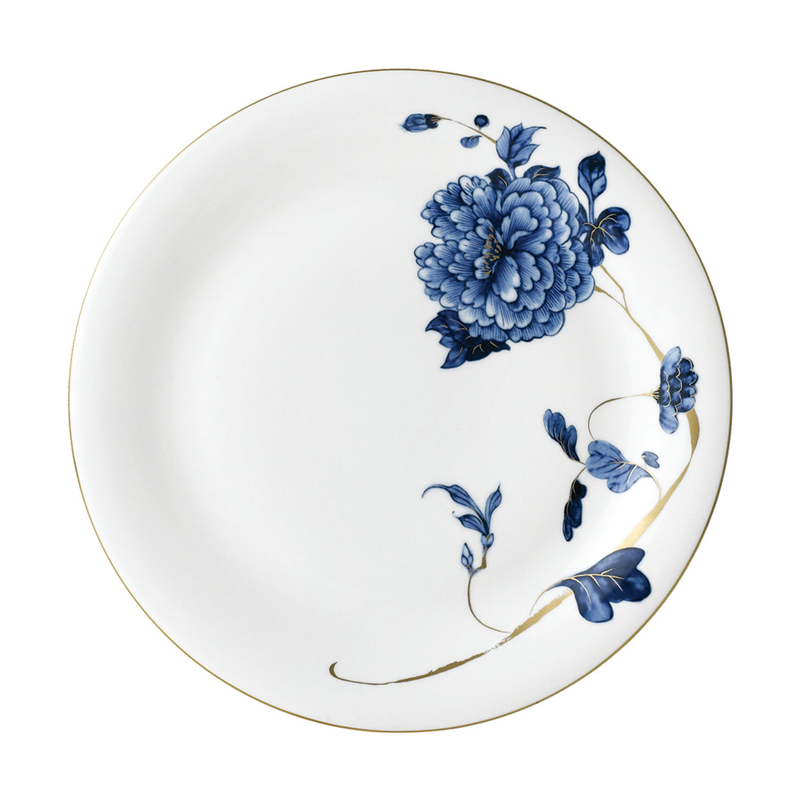 Prouna Emperor Flower Dinner Plate White Background Photo