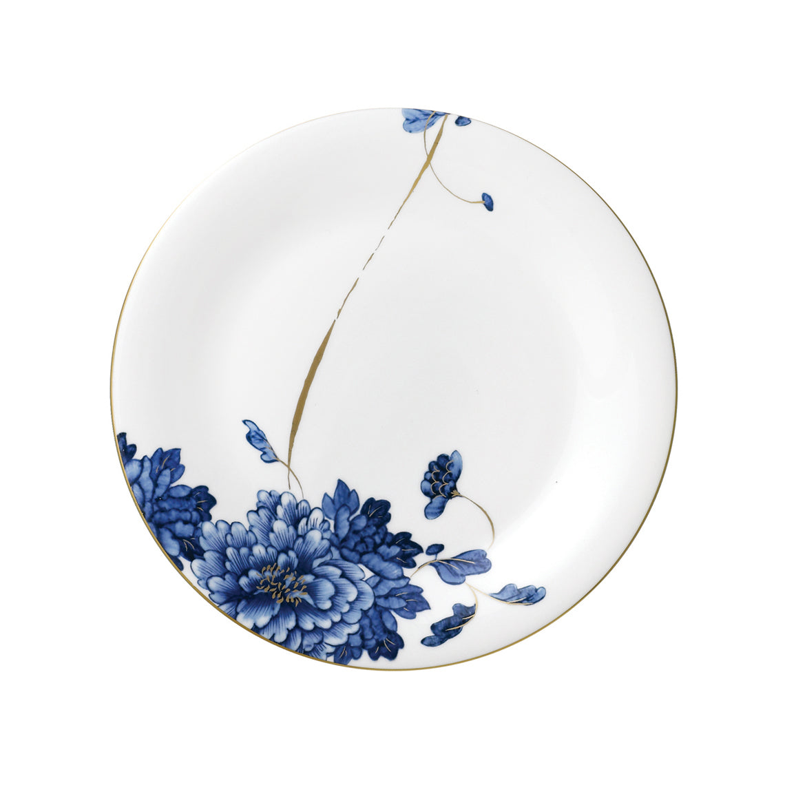 Prouna Emperor Flower Salad / Dessert Plate White Backgroud Photo