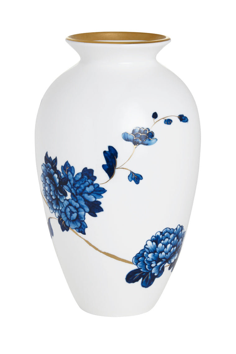 Prouna Emperor Flower 9-1/2" Urn Vase White Background Photo