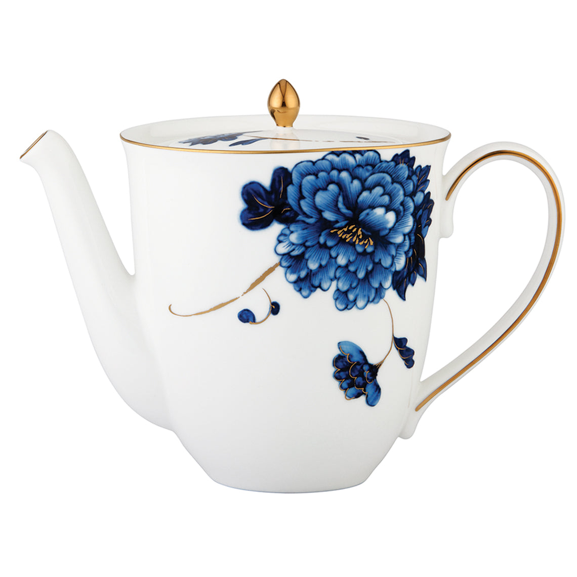 Prouna Emperor Flower Coffee Pot White Background Photo