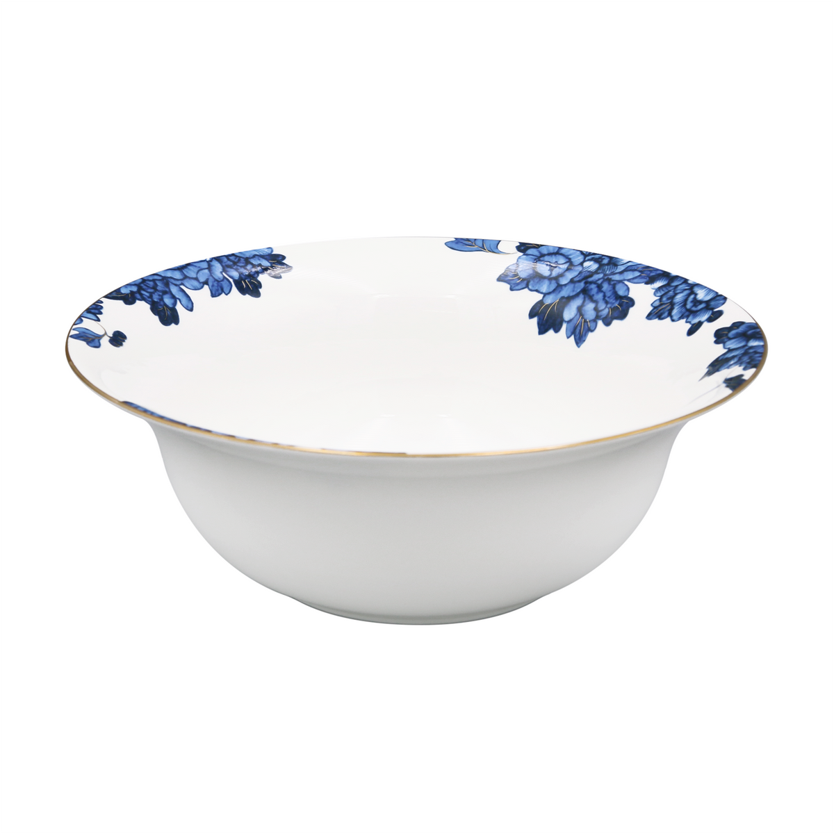 Prouna Emperor Flower Serving Bowl White Background Photo