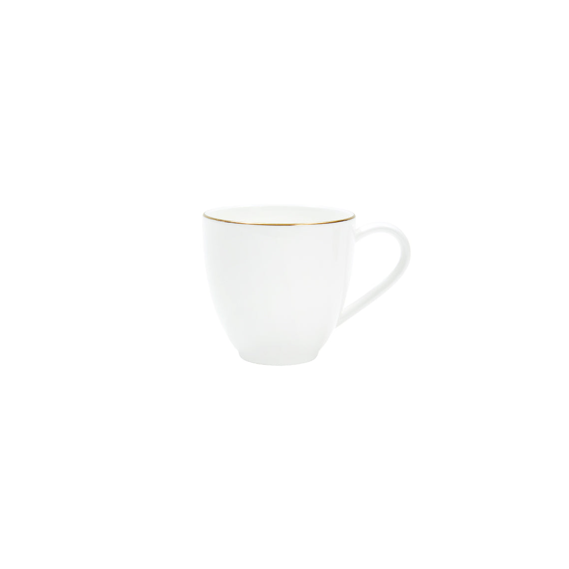 Prouna Gem Cut Gold Espresso Cup White Background Photo