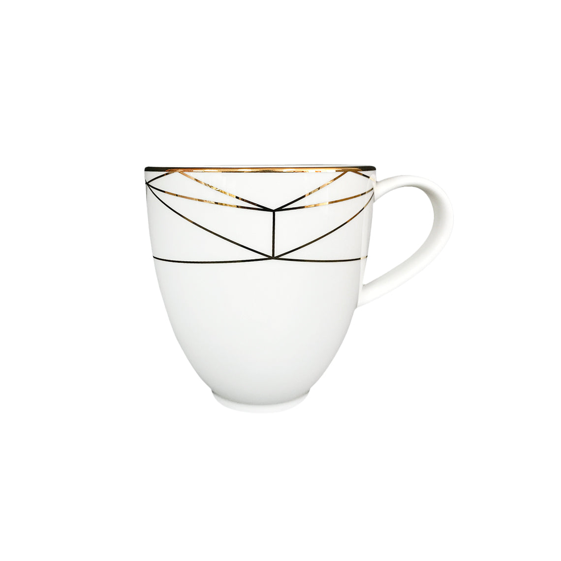 Prouna Gem Cut Gold Mug (Version B) White Background Photo