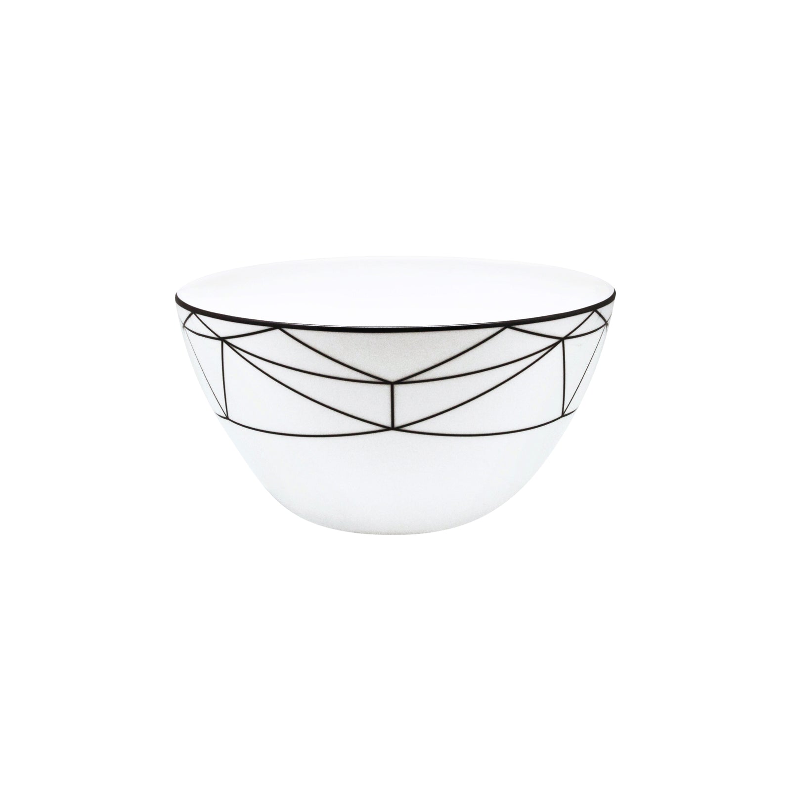 Prouna Gem Cut Onyx Cereal Bowl White Background Photo