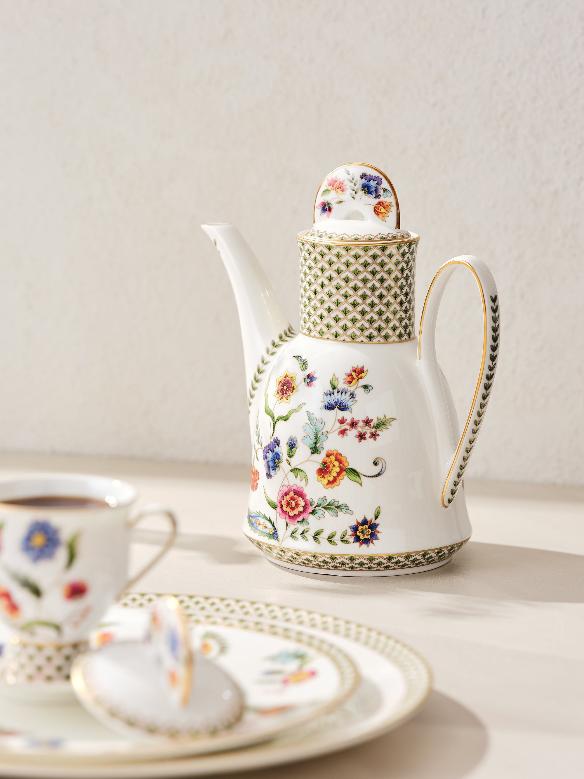 Prouna Gione Tea/Coffee Pot White Background Photo