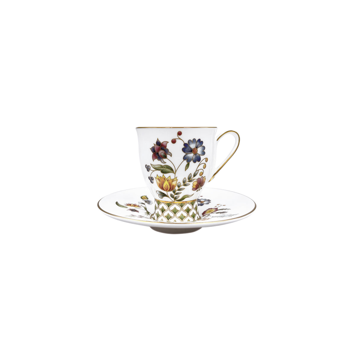 Prouna Gione Espresso Cup &amp; Saucer White Background Photo