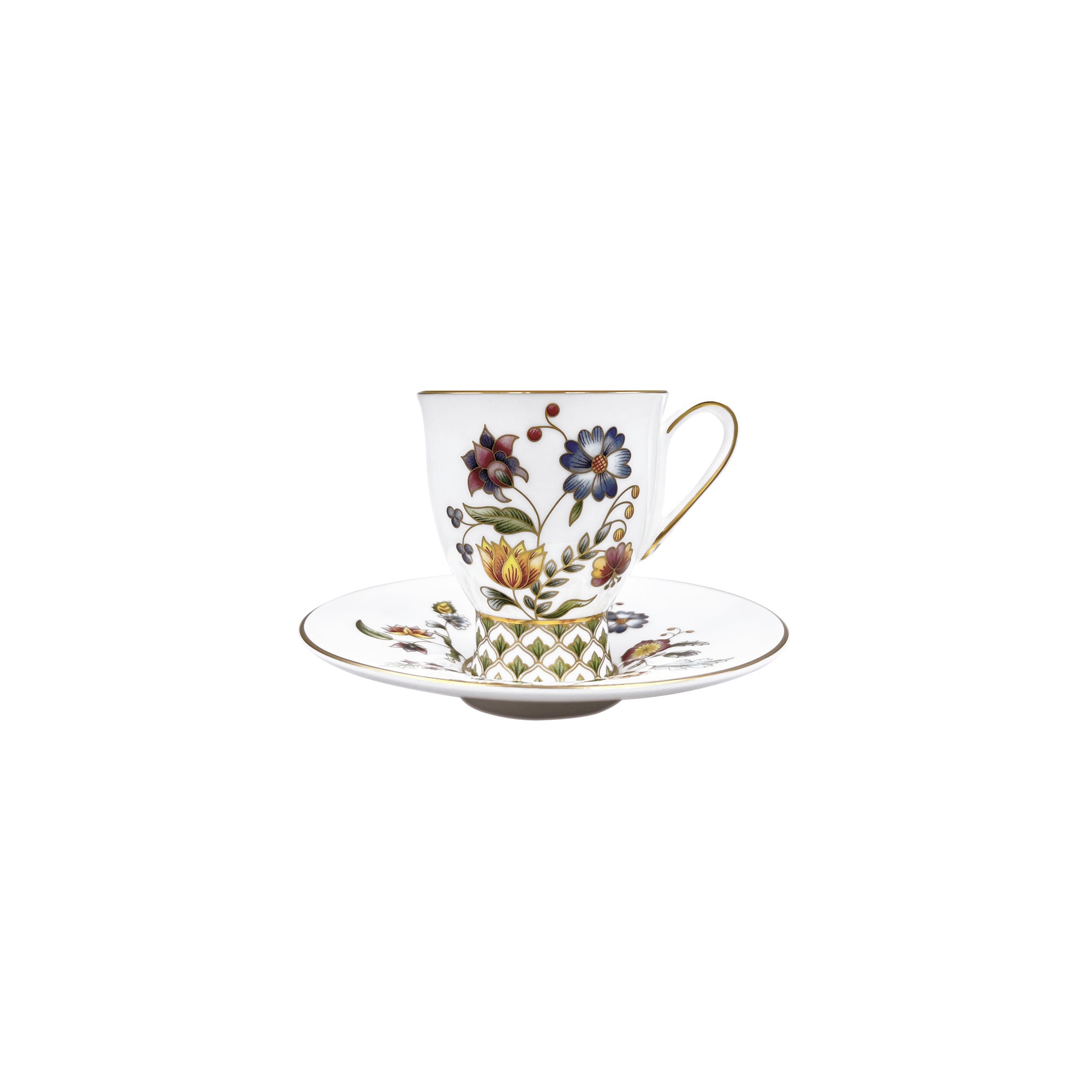 Prouna Gione Espresso Cup & Saucer White Background Photo