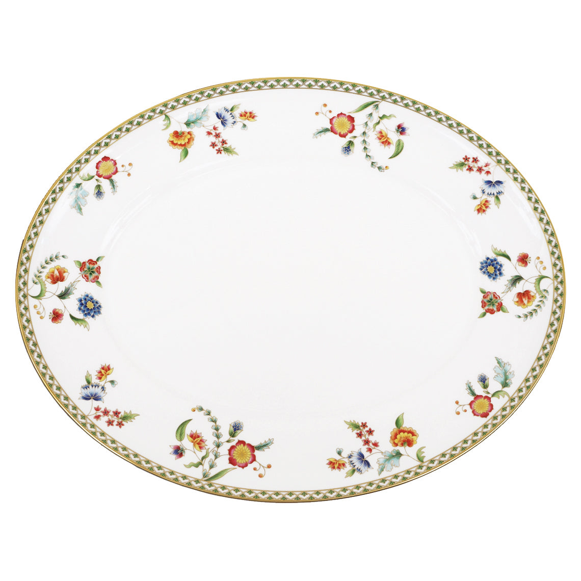 Prouna Gione 14" Oval Platter White Background Photo