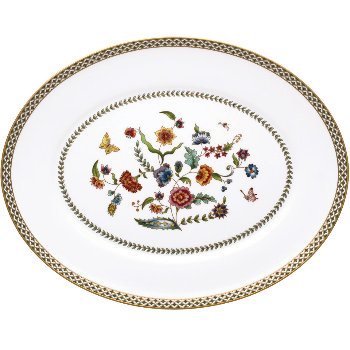 Prouna Gione 16" Oval Platter White Background Photo