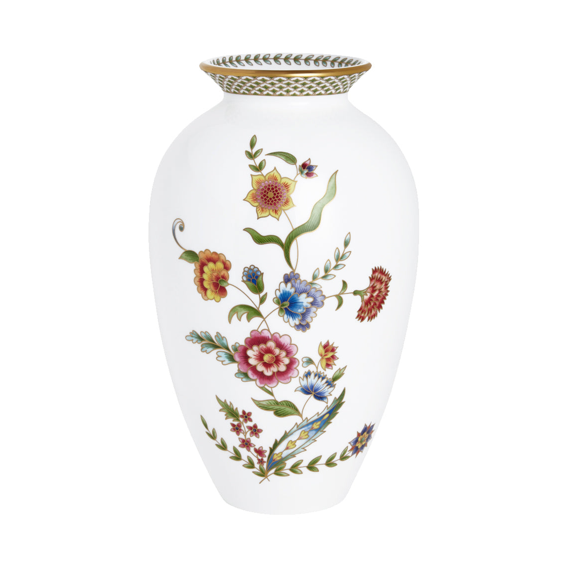 Prouna Gione 9-1/2&quot; Urn Vase White Background Photo