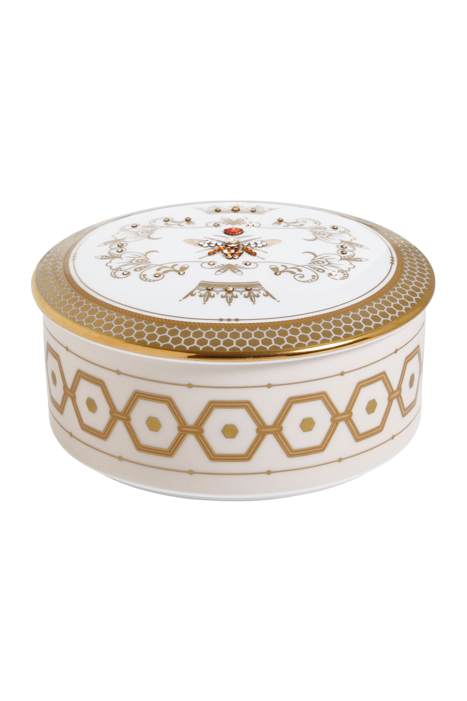 Prouna Honeydew Jewelry Box Open White Background Photo