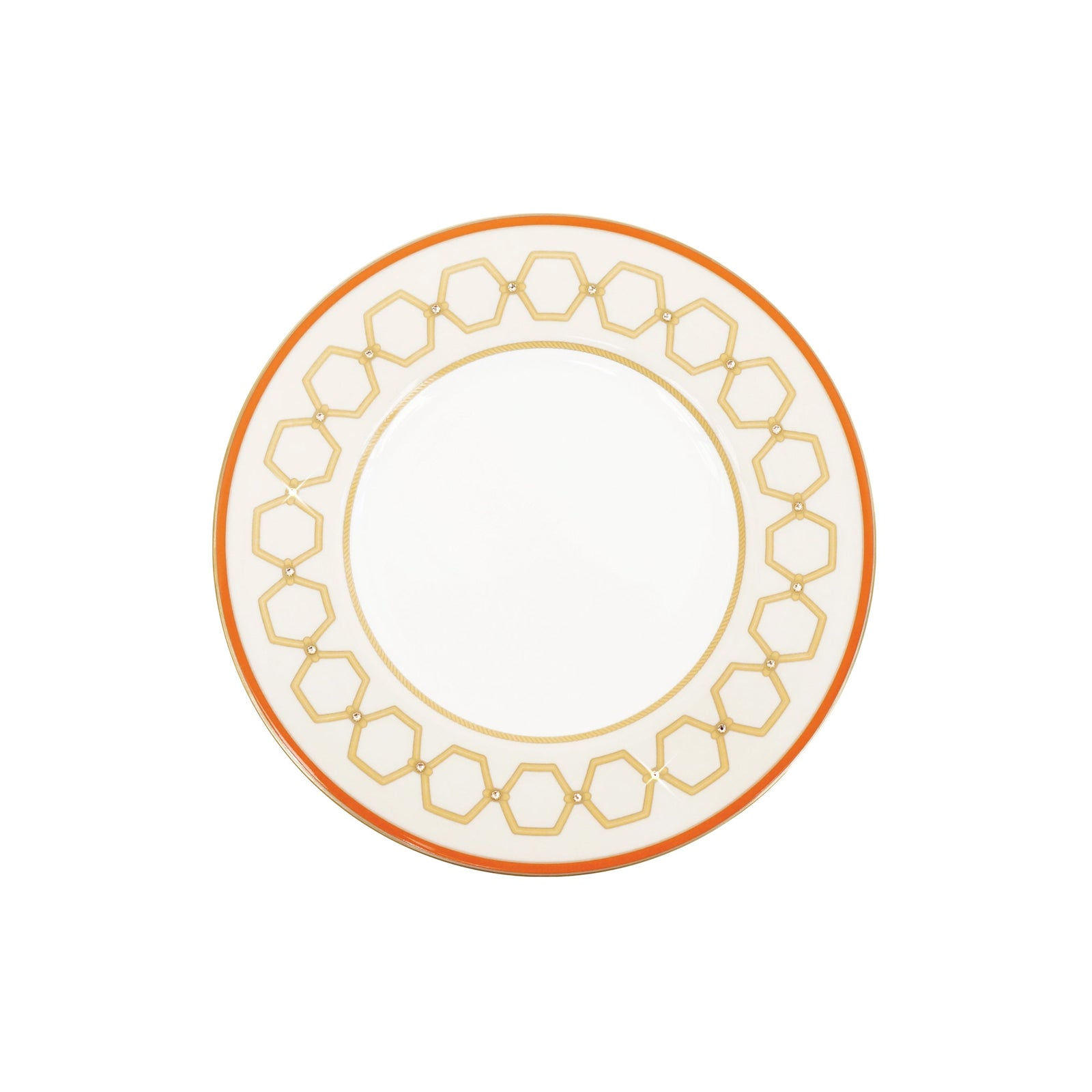 Prouna Honeydew Bread & Butter Plate White Background Photo