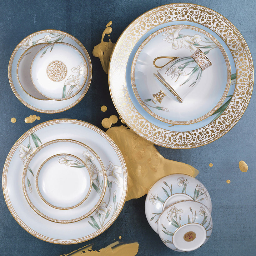 Prouna Iris Cereal Bowl White Background Photo