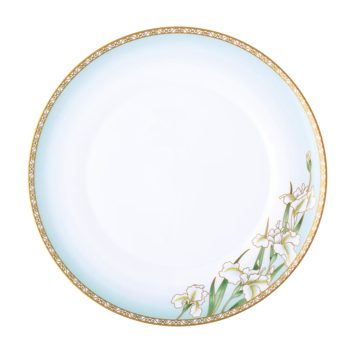 Prouna Iris Dinner Plate White Background Photo