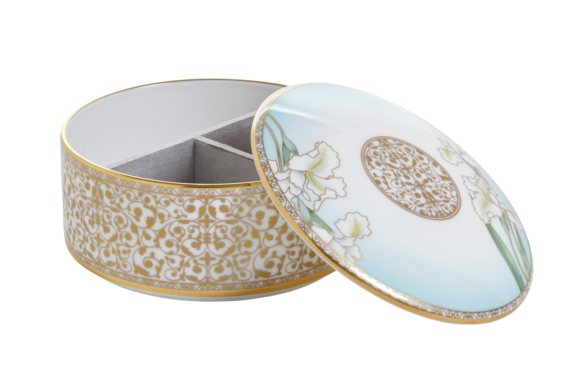 Iris Jewelry Box with removable divider