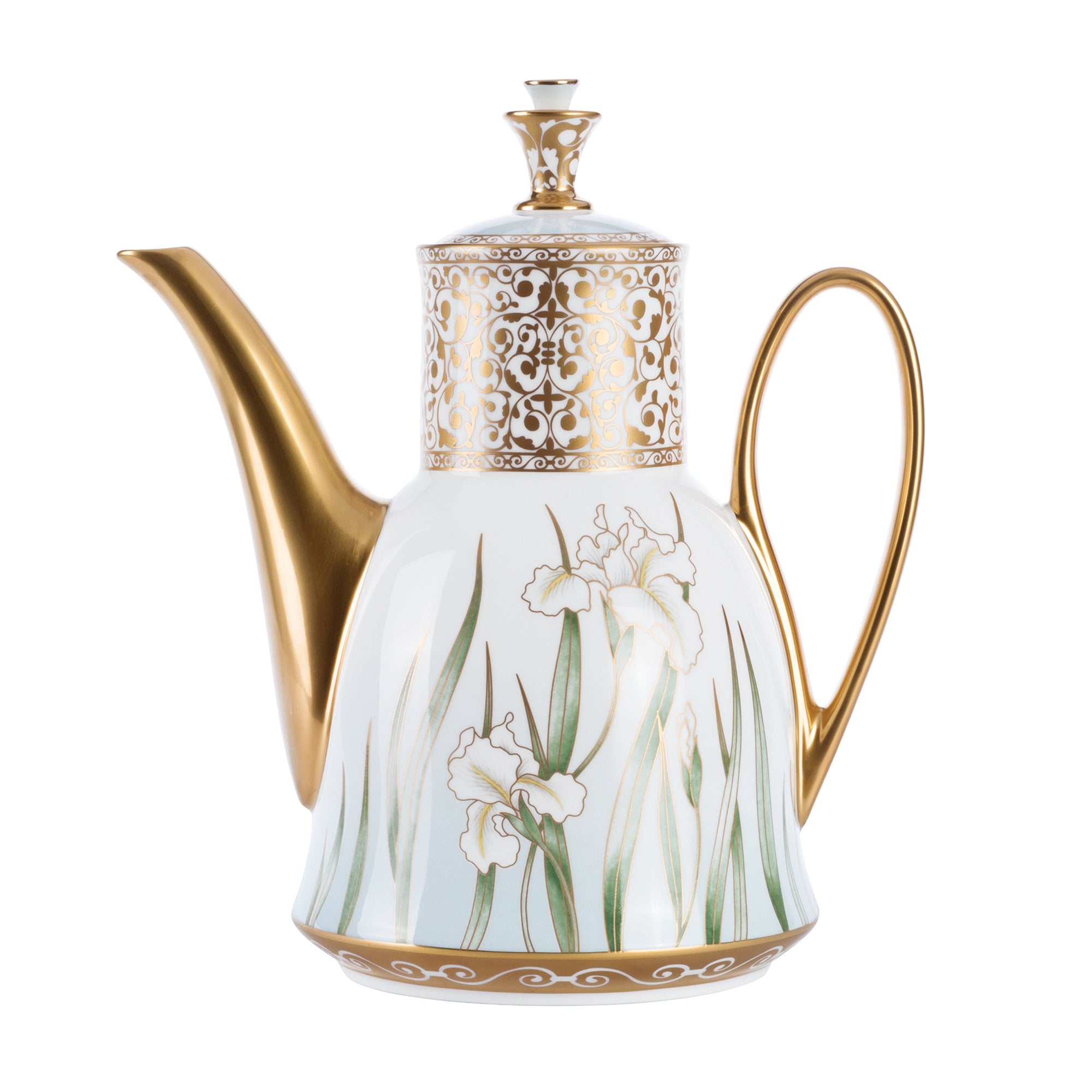 Prouna Iris Tea / Coffee Pot White Background Photo