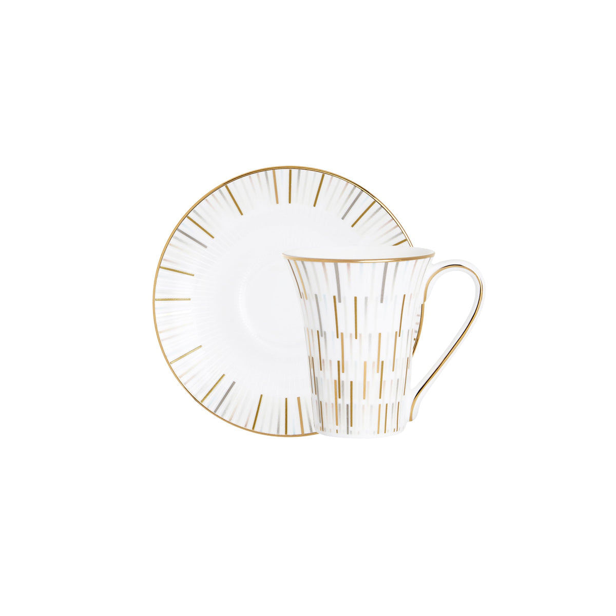 Prouna Luminous Espresso Cup &amp; Saucer White Background Photo