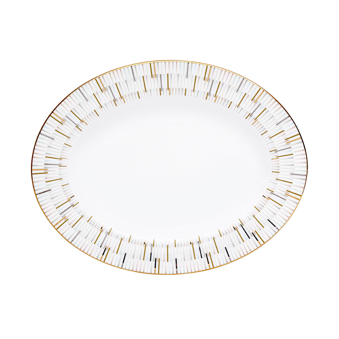 Prouna Luminous 11" Oval Platter White Background Photo