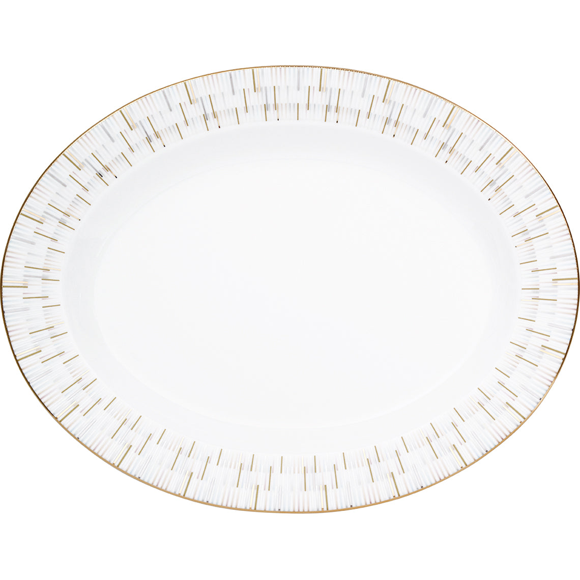 Prouna Luminous 16" Oval Platter White Background Photo