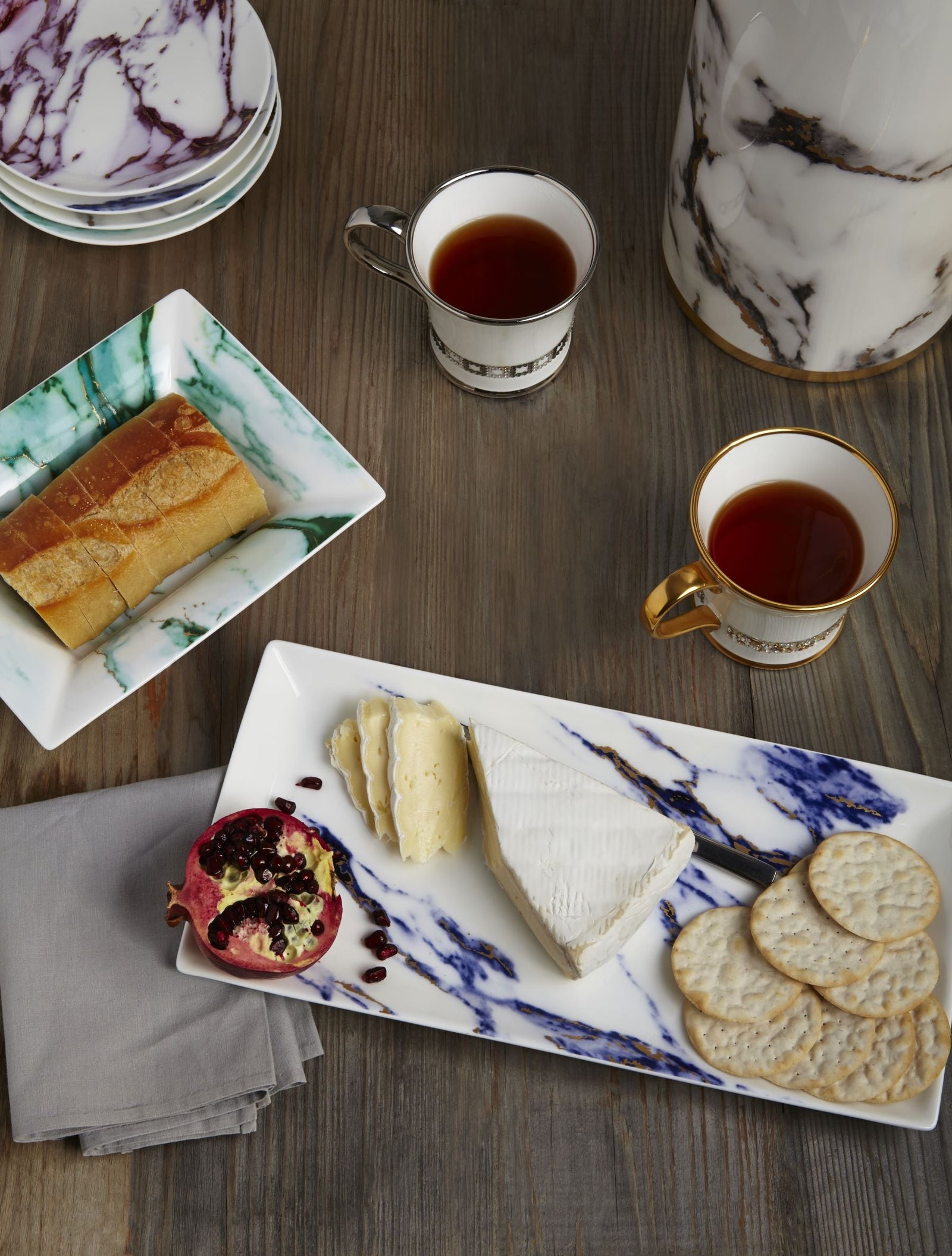 Prouna Marble Verde Vide Poche / Jewelry Tray White Background Photo