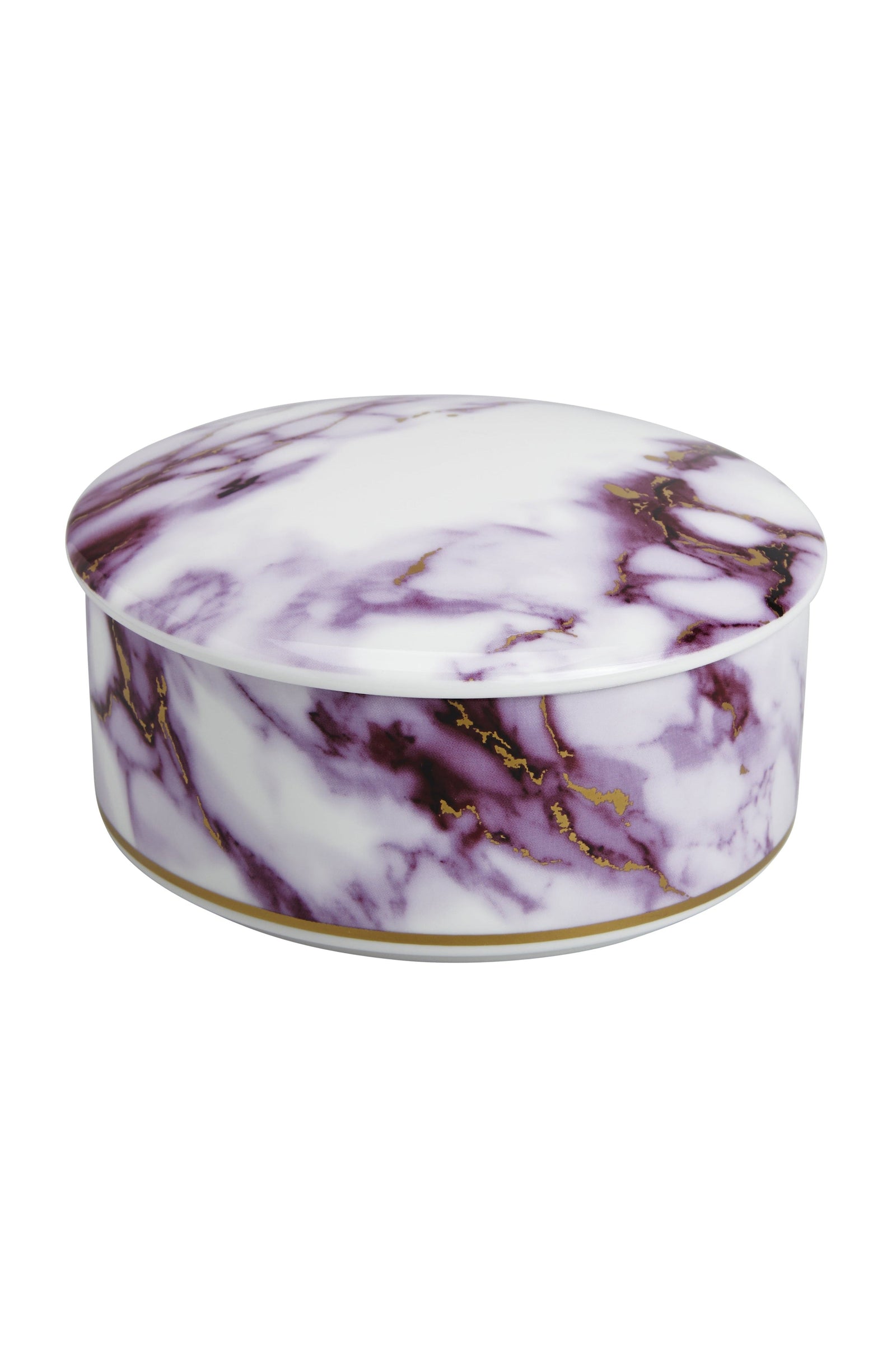 Prouna Marble Chianti Jewelry Box Open White Background Photo