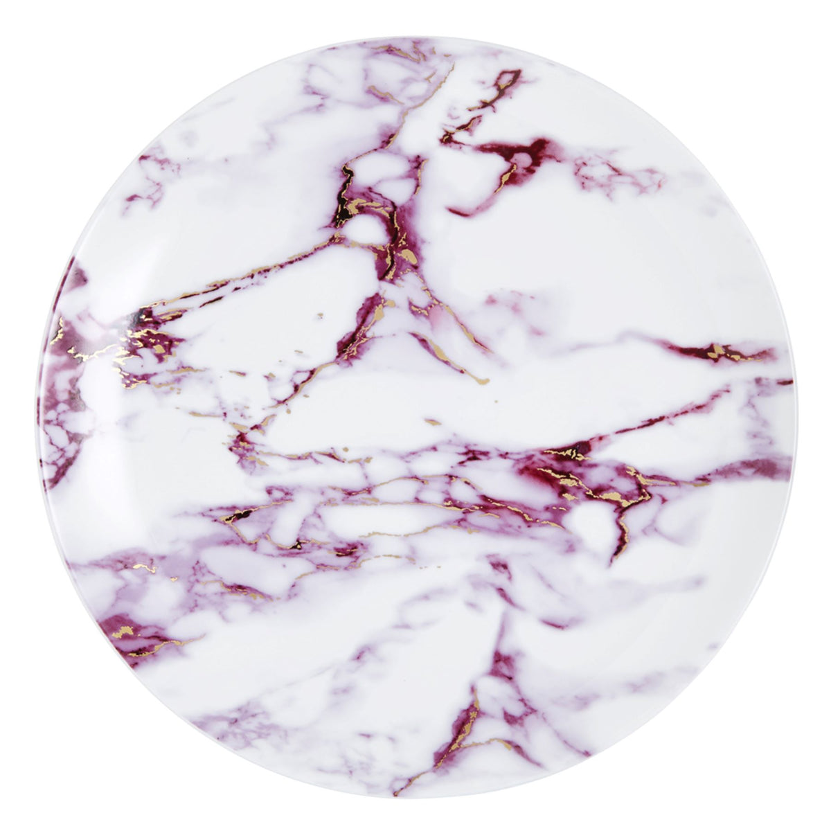 Marble Chianti Dinner Plate White Background Photo