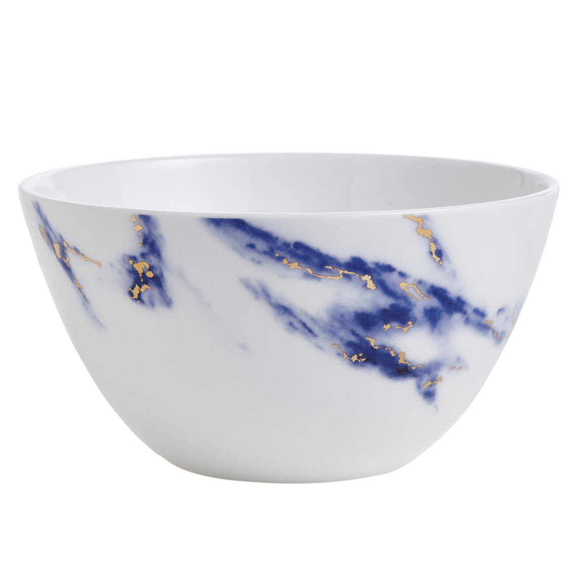 Prouna Marble Azure Cereal / All Purpose Bowl White Background Photo