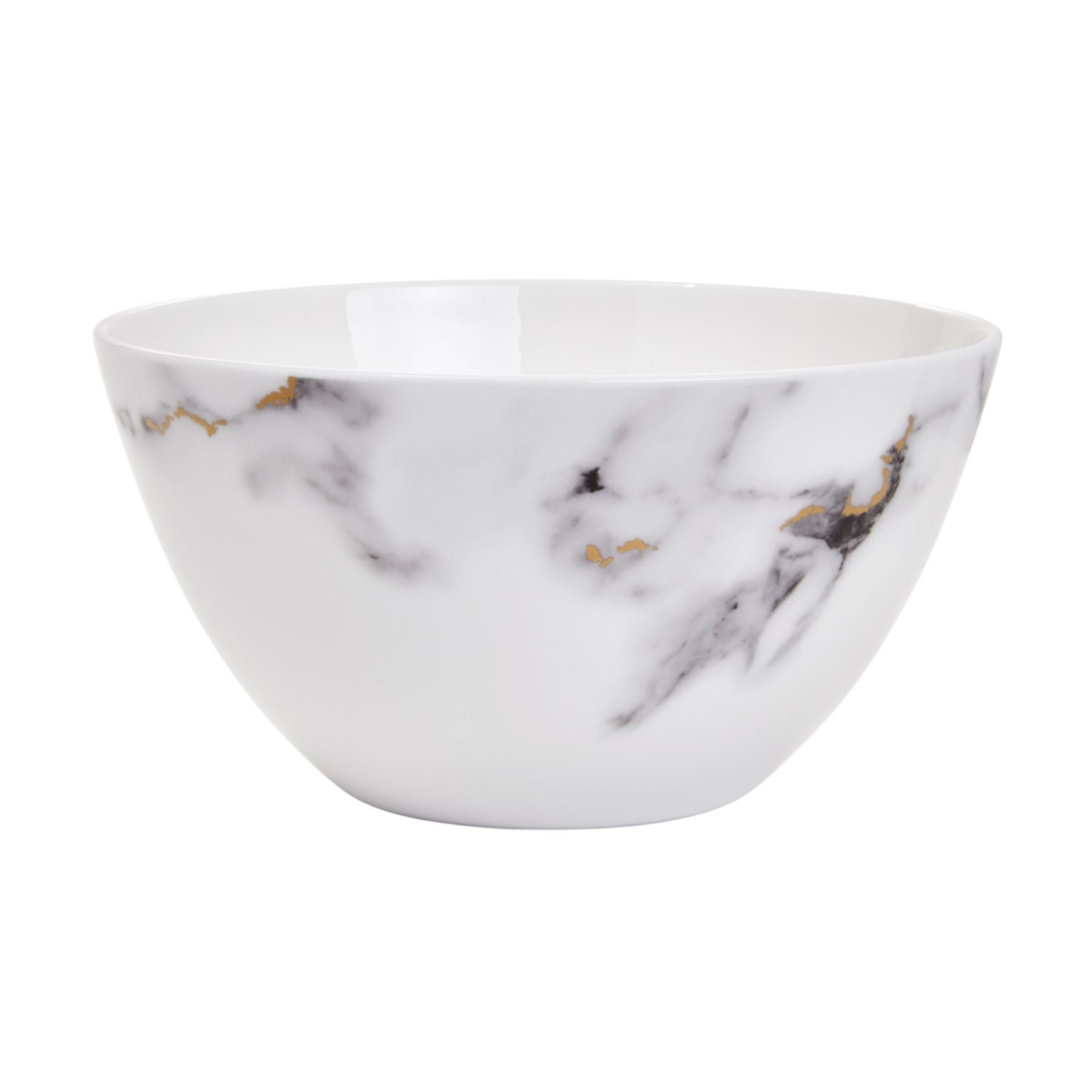 Prouna Marble Venice Fog Small Vegetable / All Purpose Bowl White Background Photo