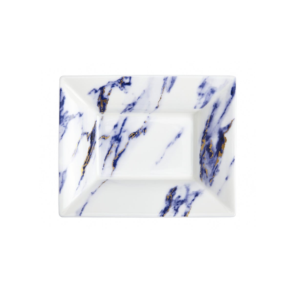 Prouna Marble Azure Vide Poche / Jewelry Tray White Background Photo
