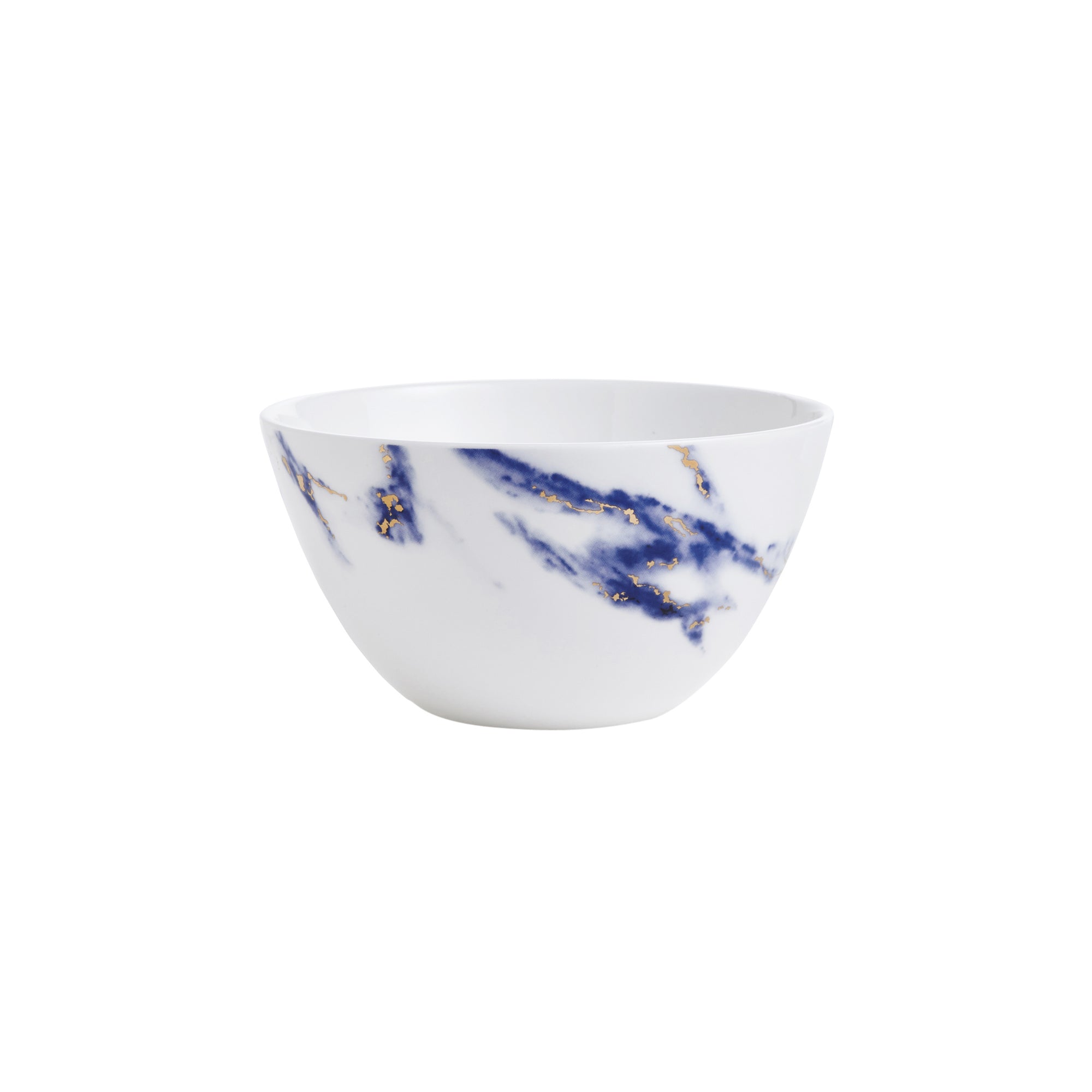 Prouna Marble Azure Cereal / All Purpose Bowl White Background Photo