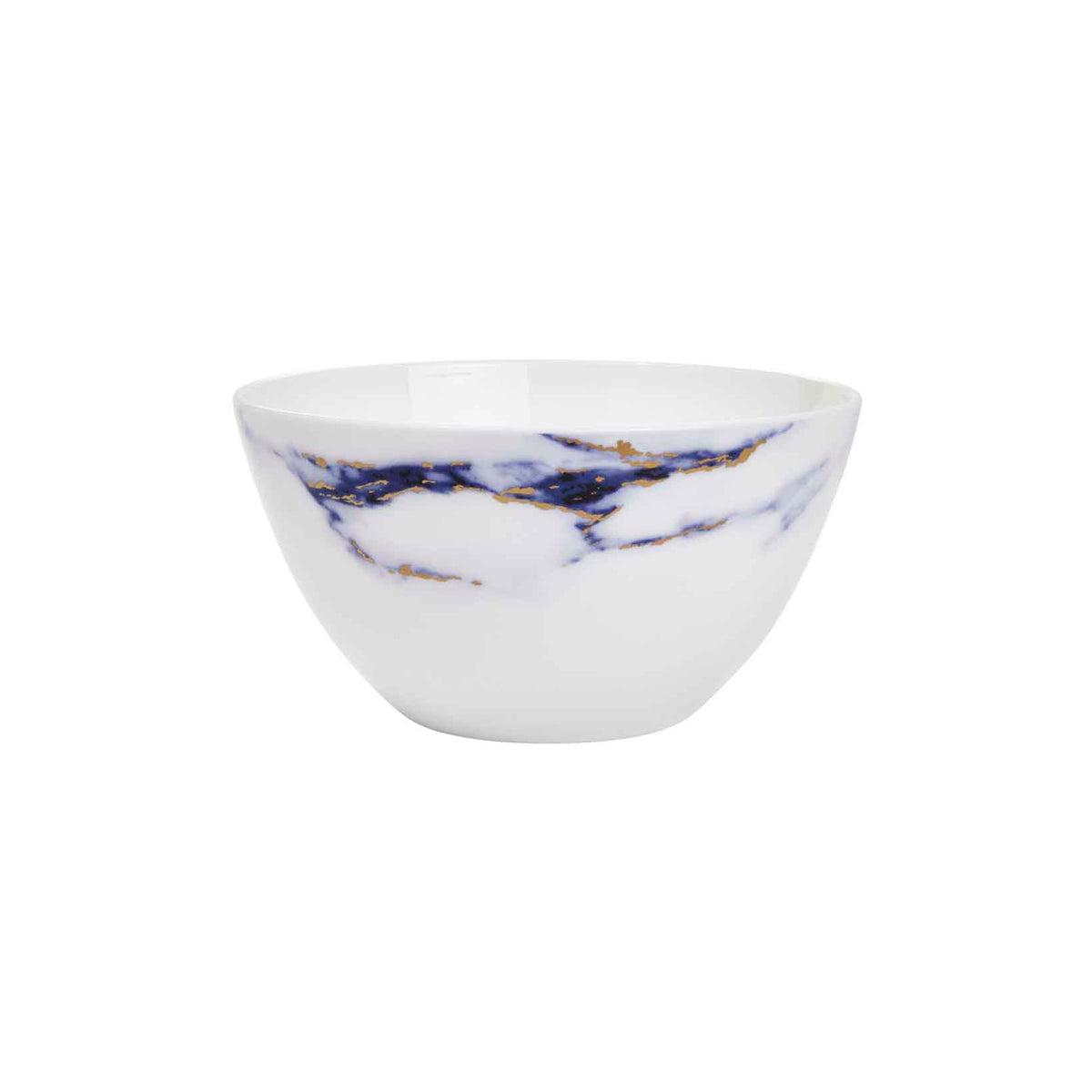 Prouna Marble Azure Small Vegetable / All Purpose Bowl White Background Photo