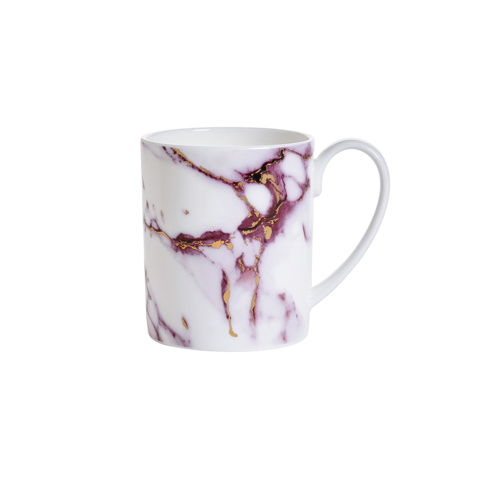 Prouna Marble Chianti Cylinder Mug White Background Photo